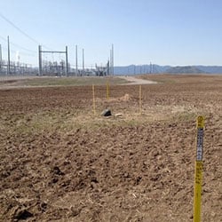 Hooper Springs-Lanes Creek - survey markers, substation