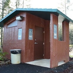 Ike Kinswa Group Camp - restroom, comfort station