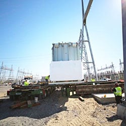 McNary UEC Substation construction