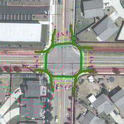SE 1st Street - intersection design exhibit