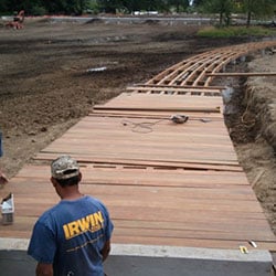 Evelyn Schiffler Memorial Park - construction