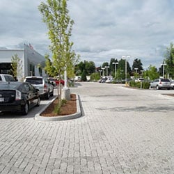Vancouver Toyota - parking, pervious pavers