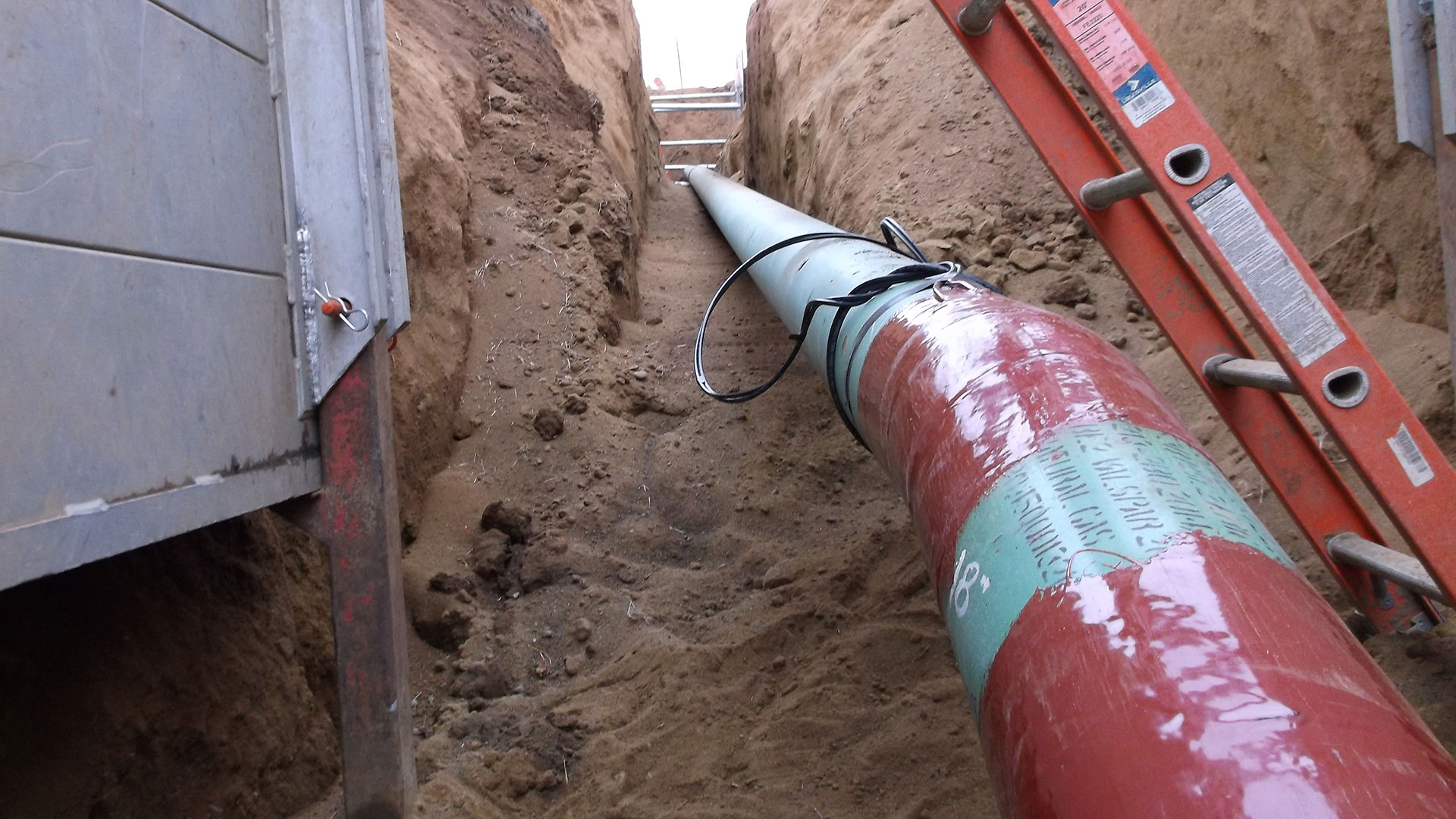119th Street Gas System Reinforcement - construction