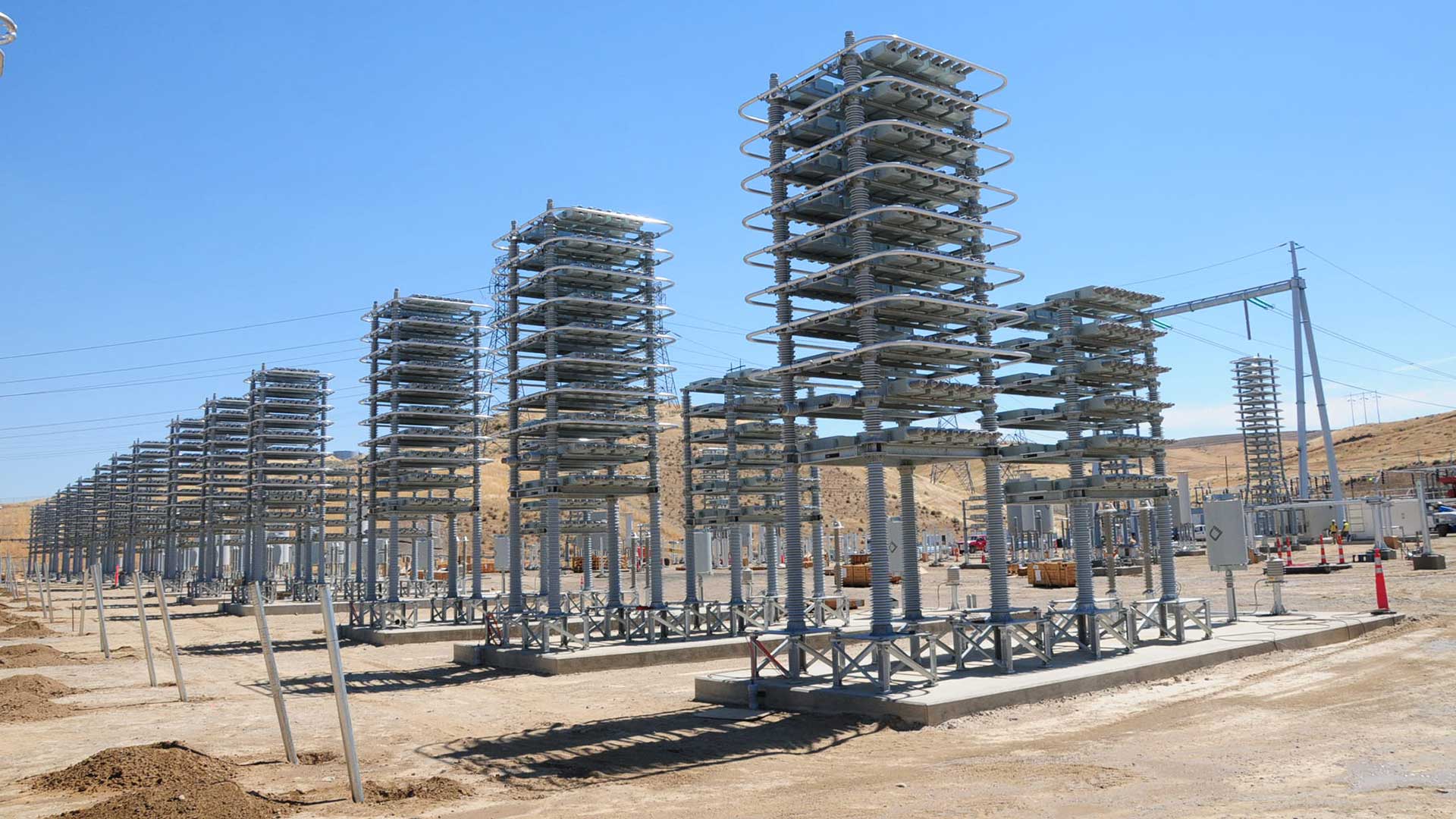 Celilo DC Converter Station - construction