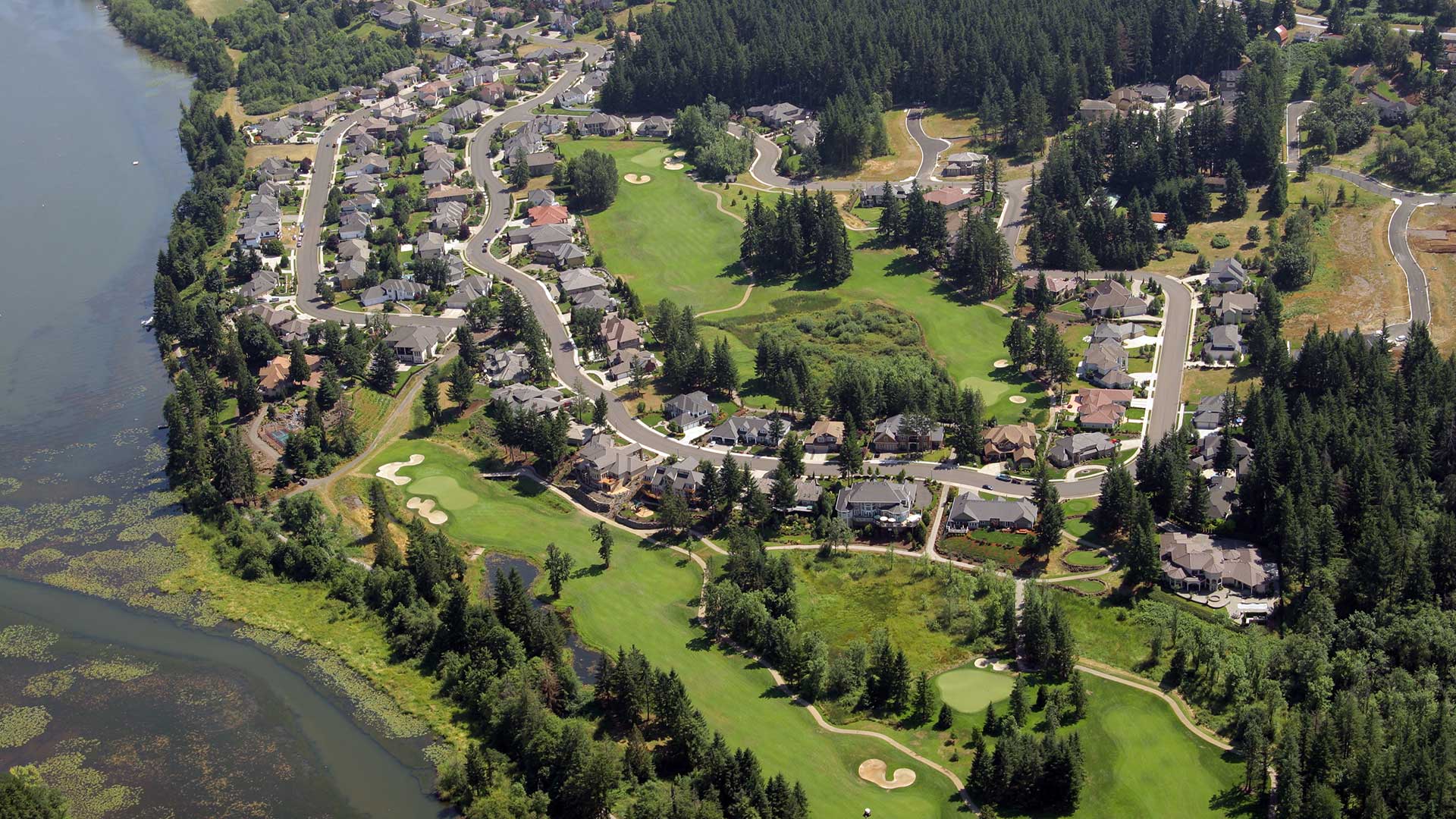 Lacamas Shores - aerial