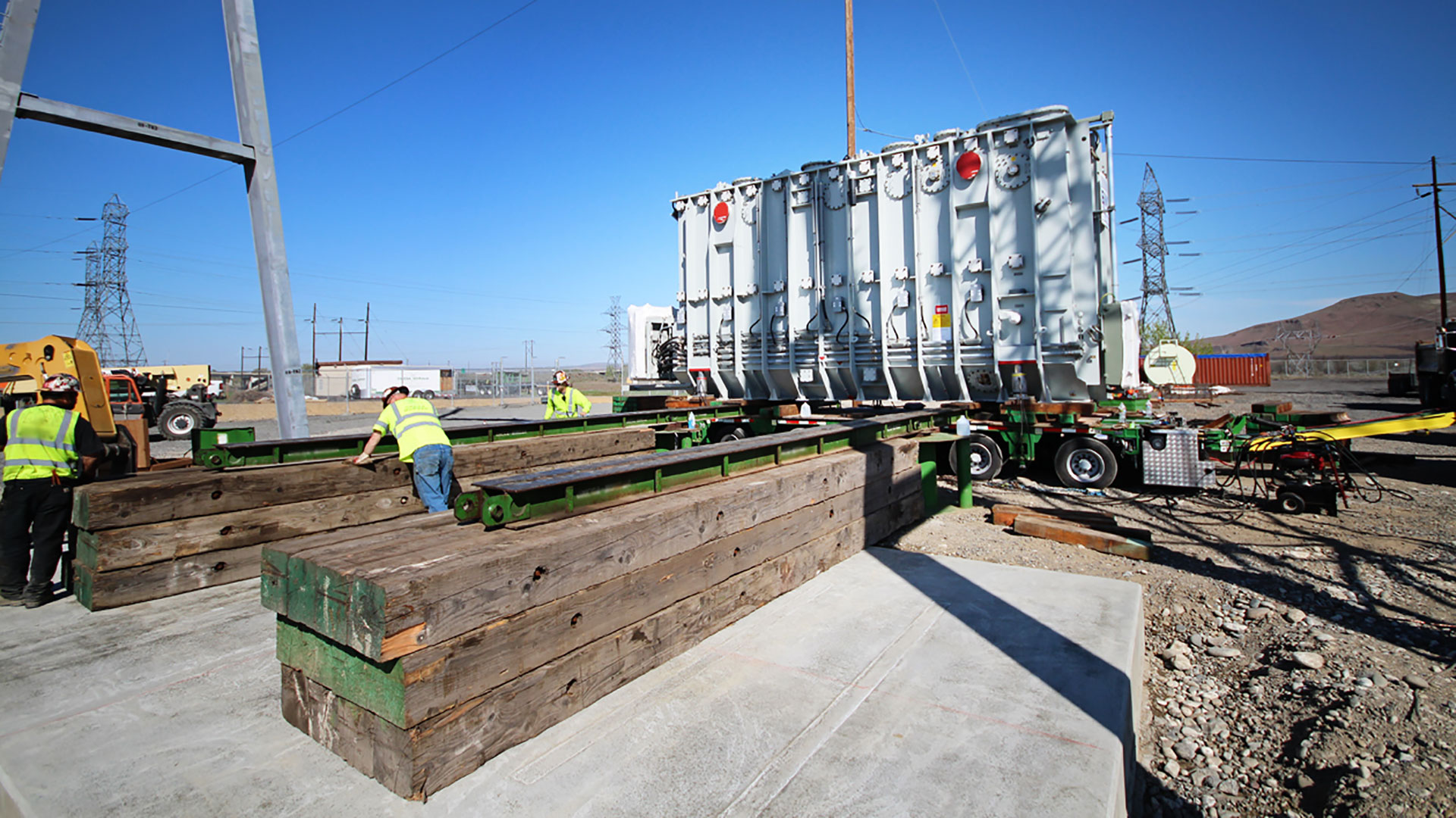 McNary UEC Substation - construction