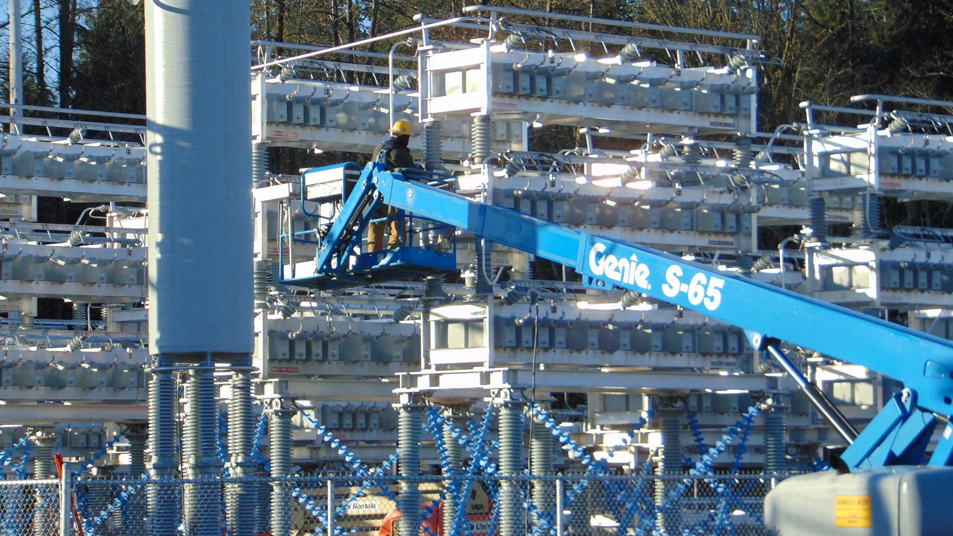 Monroe Substation - construction