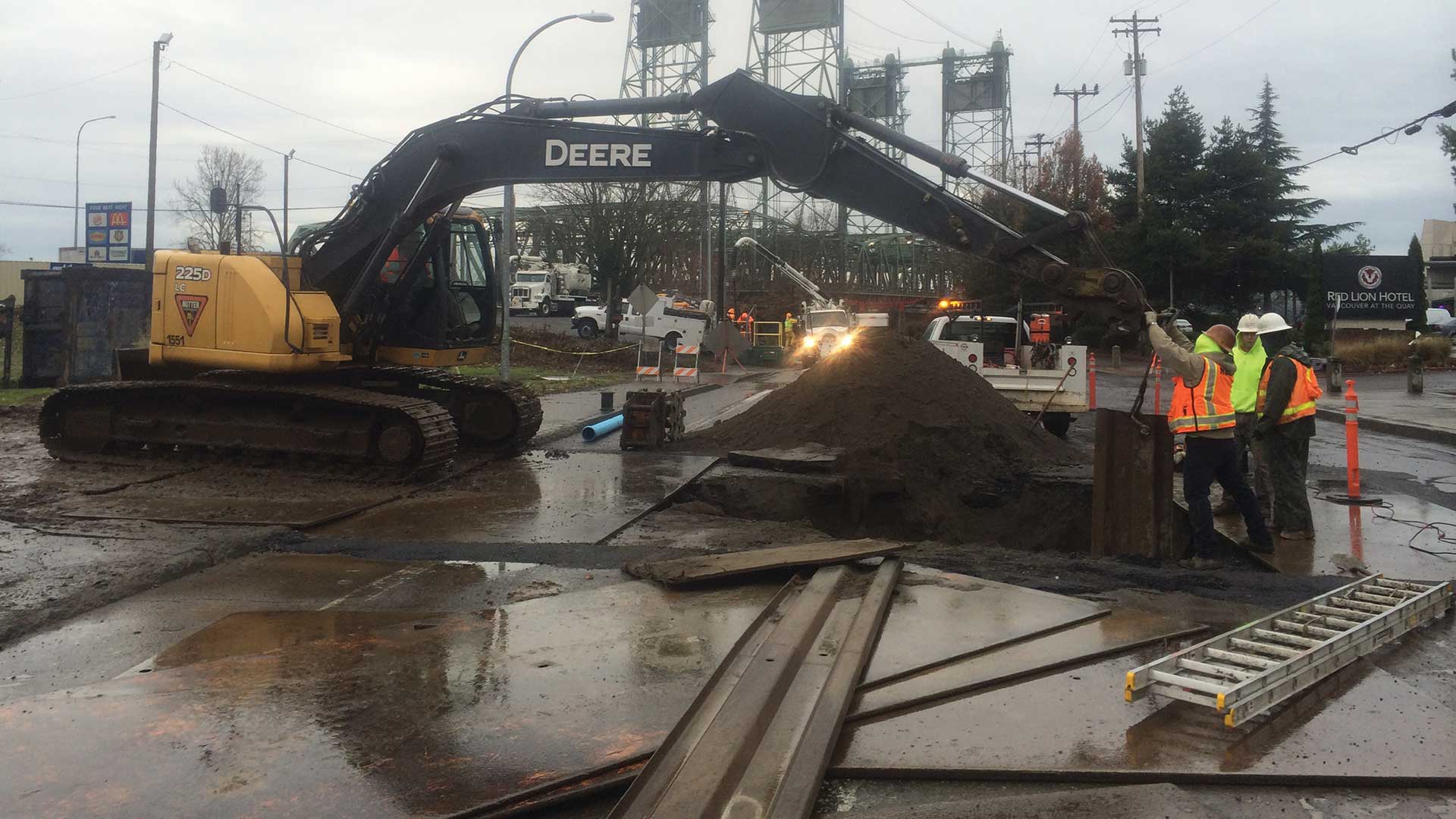 Port of Vancouver Waterfront Utility Improvements - construction